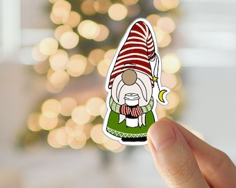 Stickers, laptop stickers, vinyl stickers, stocking stuffers for mom, gnomes