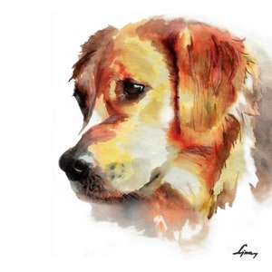 Custom Pet Portrait Dog Portrait Watercolor Painting Pet Portrait Custom Pet Painting Dog Portrait Pet Lover Gift EXPRESS DELIVERY 2-5 DAYS