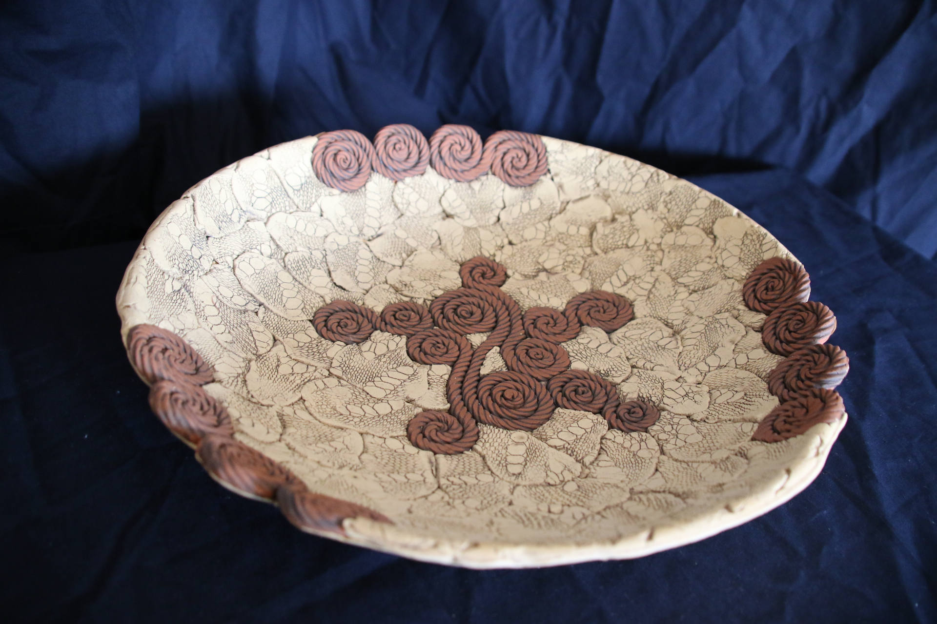 Unglazed ceramic bowl Etsy