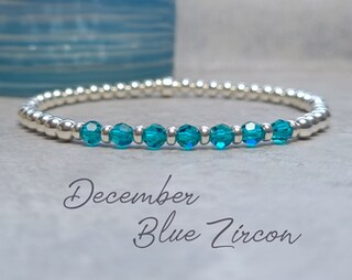 AMATOLOVE Ciondolo Bracciale Con Pietra Portafortuna Agosto - Oliva - Zirconia Cubica Tonda 10mm - Placcato Bianco - Regalo Compleanno Donne