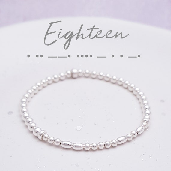 i like girls morse code bracelet