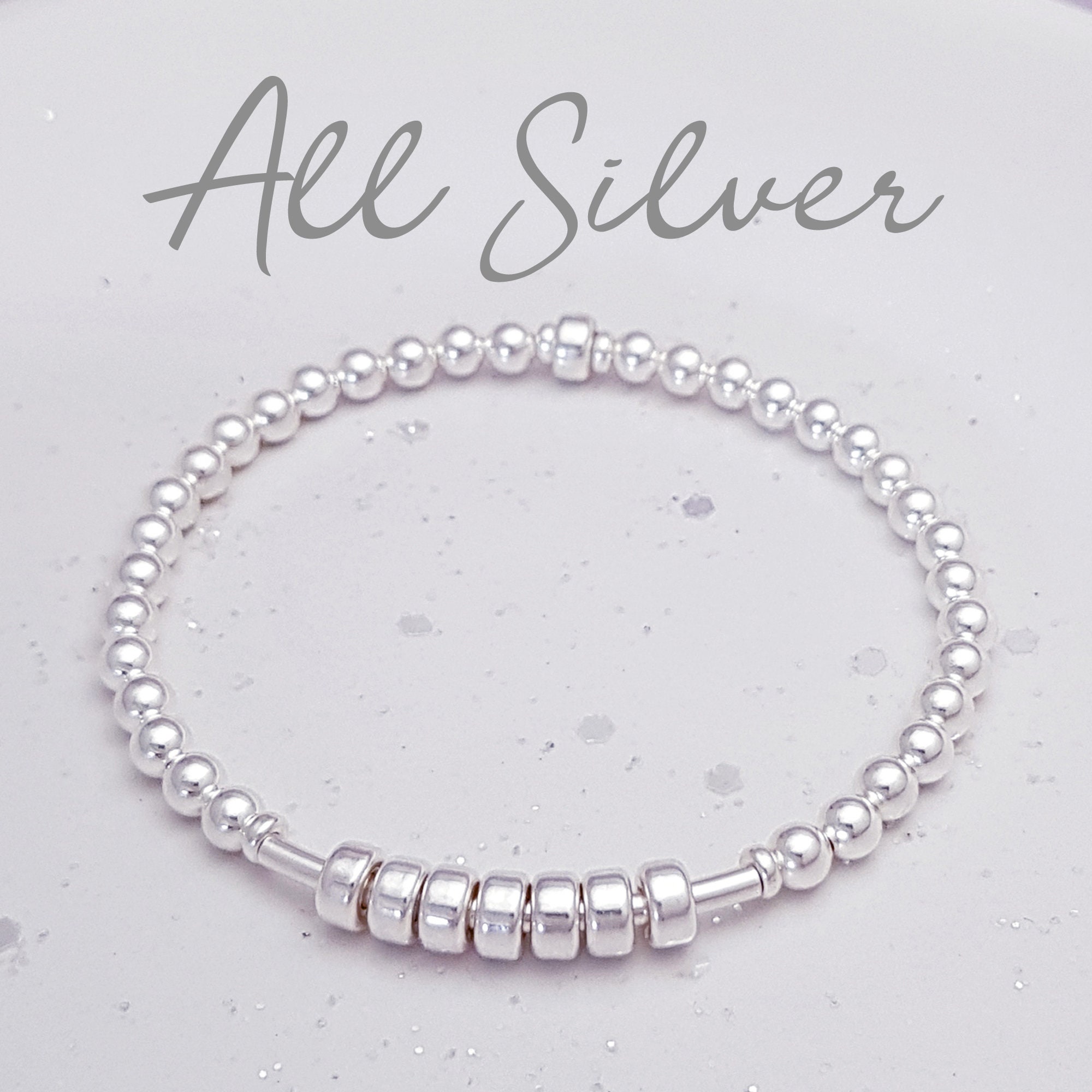 Bracelet 70 in Burnished Silver
