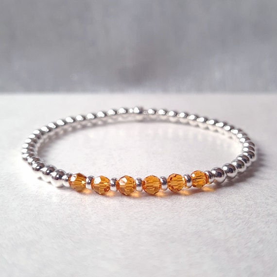 ★rosemont★ SILVER bracelet (November birthstone) RC0351 light-siam-curb-chain-bracelet