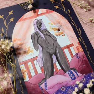 Impression pin-up extraterrestre