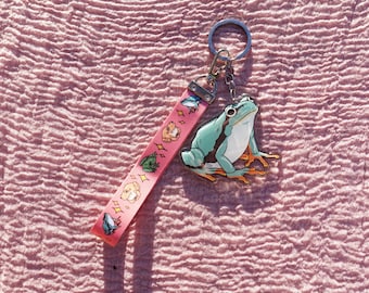 Portachiavi con cordino Froggy