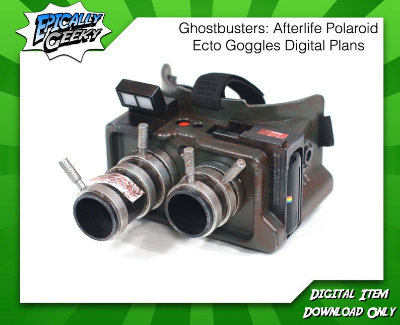 Ghostbusters Afterlife Polaroid Ecto Goggles DIGITAL DOWNLOAD image 1