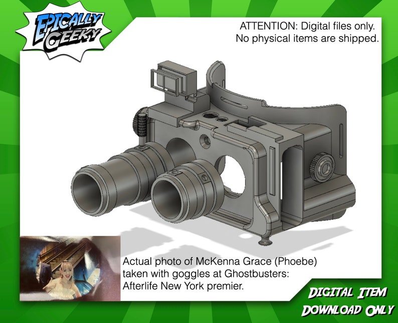 Ghostbusters Afterlife Polaroid Ecto Goggles DIGITAL DOWNLOAD image 7