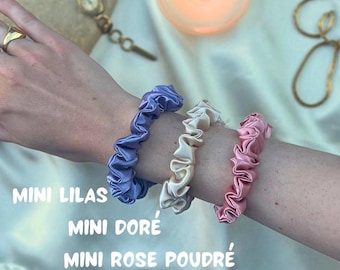 Mini chouchou / scrunchy en satin fait main