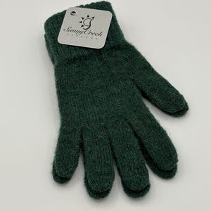 Warm Alpaca Gloves Forest Green