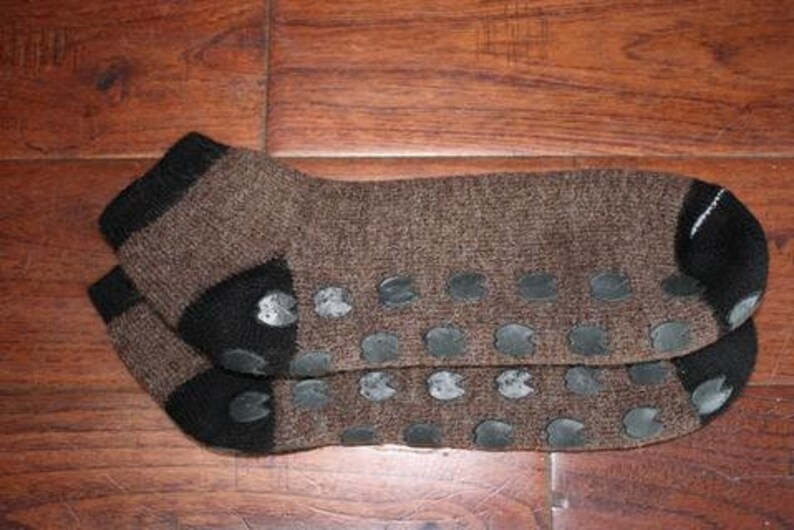 Alpaca Gripper Socks Ankle Cut