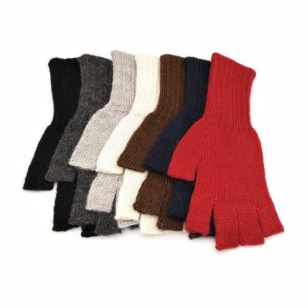 100% Alpaca Gloves-FingerLess