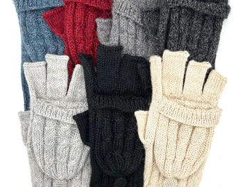 Fingerless Gloves with finger Covers