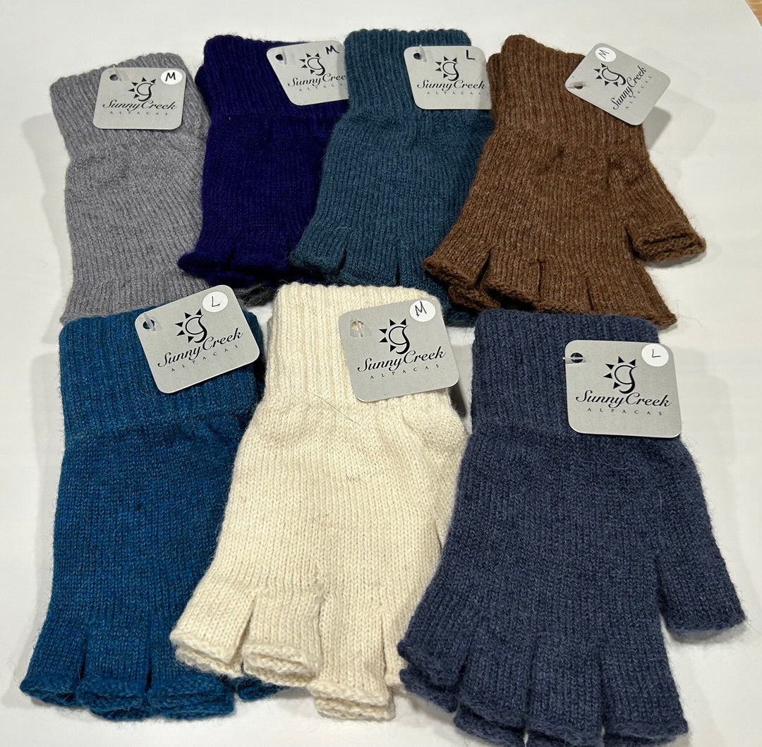 Alpaca Fingerless Gloves