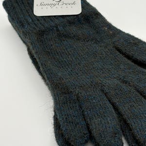 Warm Alpaca Gloves Deep Teal