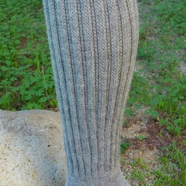 Alpaca Wool Knee High Socks for Women Etsy UK