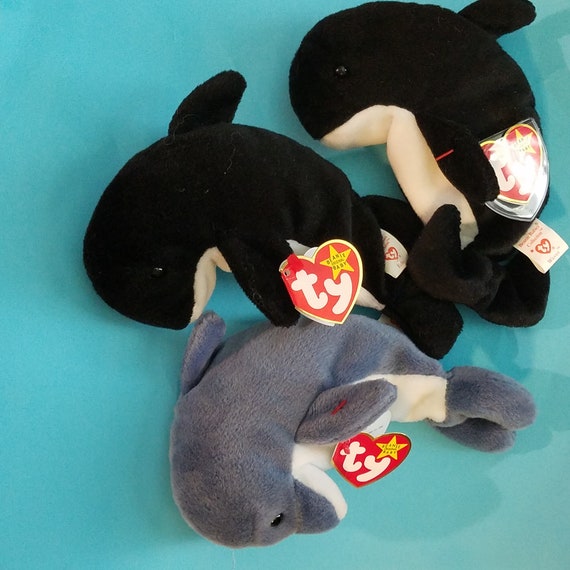 killer whale beanie baby
