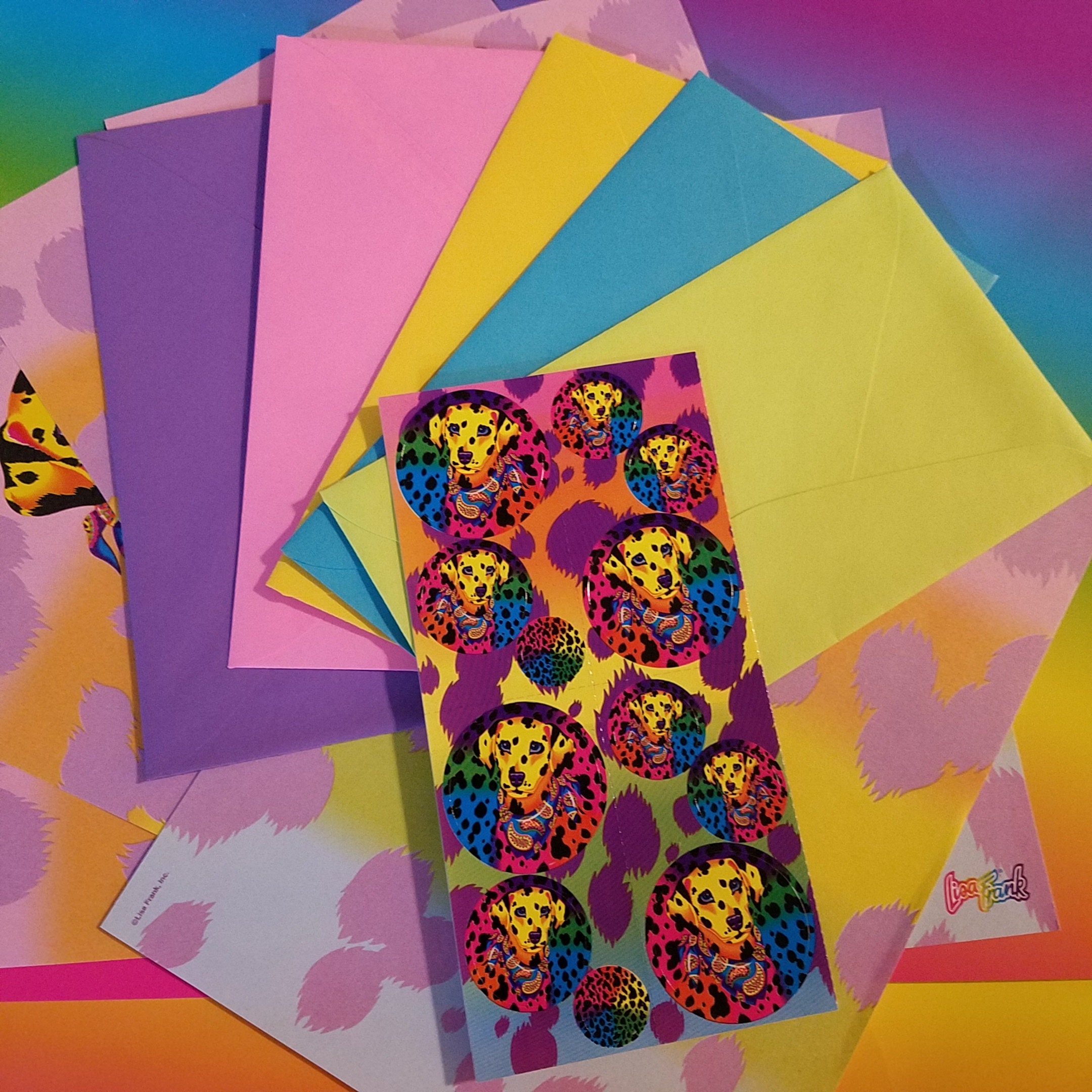 Lisa Frank All In One Stationary Set: Paisley Yellow | Etsy