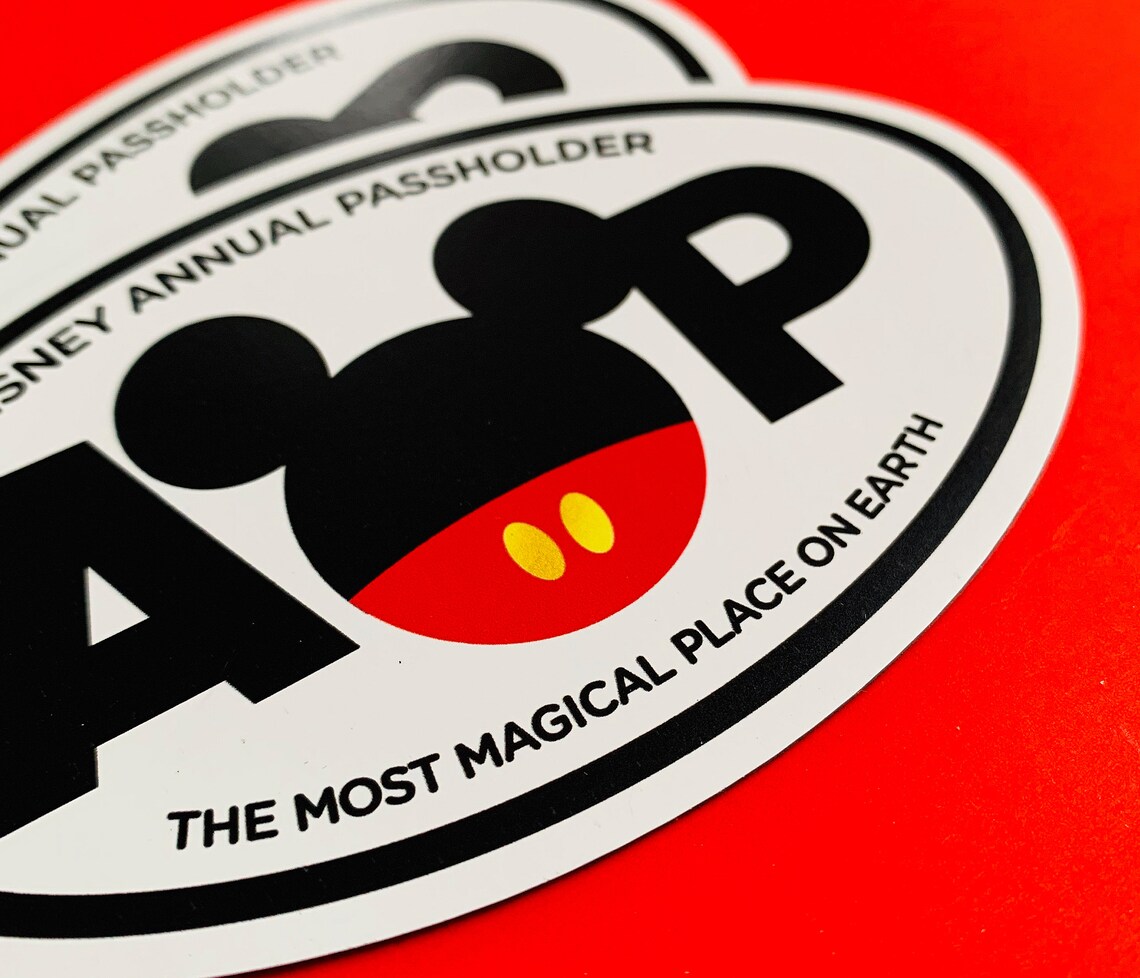 Passholder Disney Mickey Mouse Annual Passholder Etsy