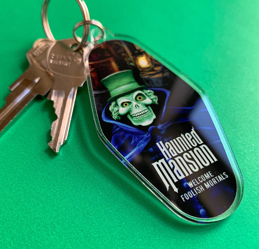 Hatbox Ghost Backpack Fob Foolish Mortals Disney World and