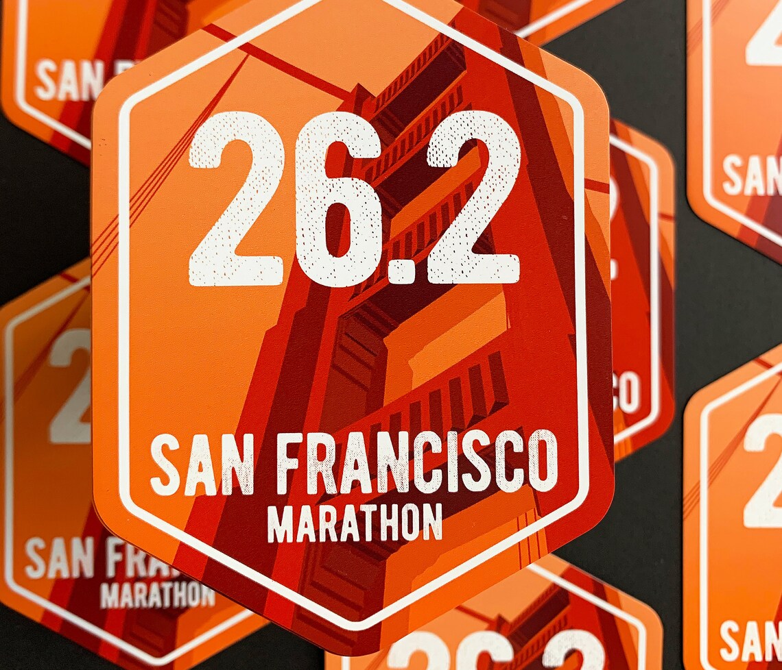 San Francisco Marathon 26.2 kilometer 30 Mile with the Etsy