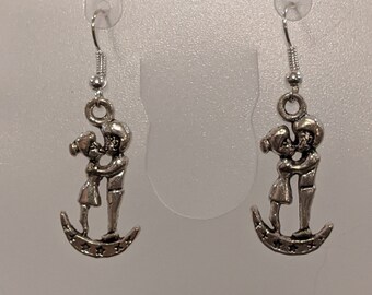 Romance on the Moon Dangle Earrings