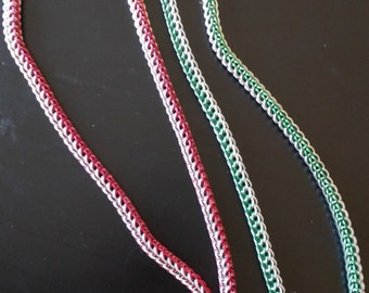 Lanyards!  Colorful, unique lanyards for work or convention badges.