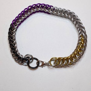 Chainmail Pride Bracelets