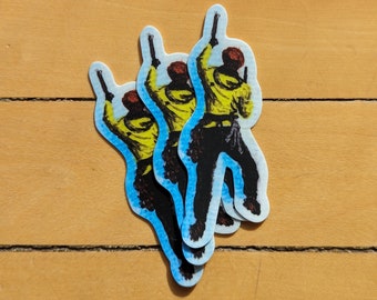 Little Blue Ice Climber | Sticker | 1"x2.55"