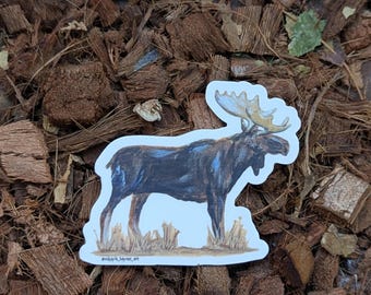 Moose on the Loose | Sticker | 2.6" x 2.18"