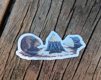 Beaver Believer | Sticker | 3.11" x 1.3"