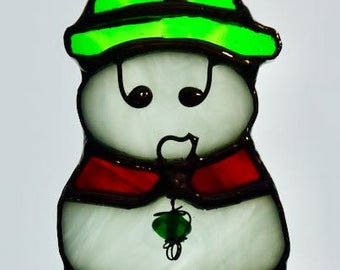 Mrs. Snowman Buntglas