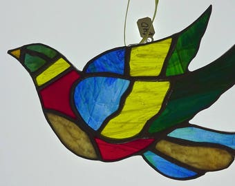 Bird With Open Wings Stained Glasss