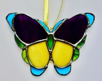 Colorful Butterfly Stained Glass