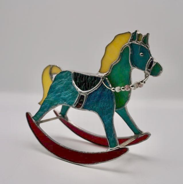 Rocking Horse Stained Glass