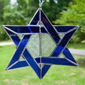 Star Of David Stained Glass