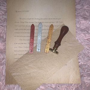 Carta personalizada hecha a mano george weasley