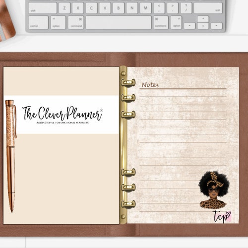 African American Planner Dashboard for Your Pm Mm Gm Agendas - Etsy