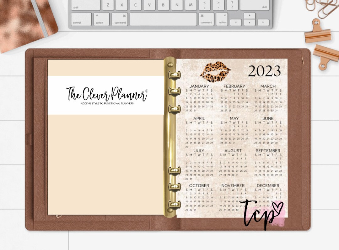 2023 Year at A Glance for Your Pm Mm Gm Agendas, Personal Planner Year