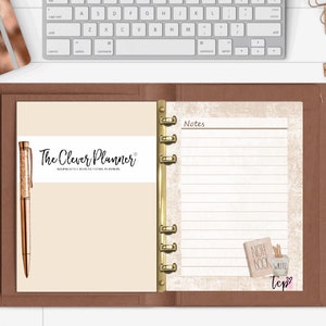 Printed Planner Notes  for your agenda PM MM GM,  Agenda, Filofax Planner, A5 Agenda,  agenda note pages, A5 planner inserts
