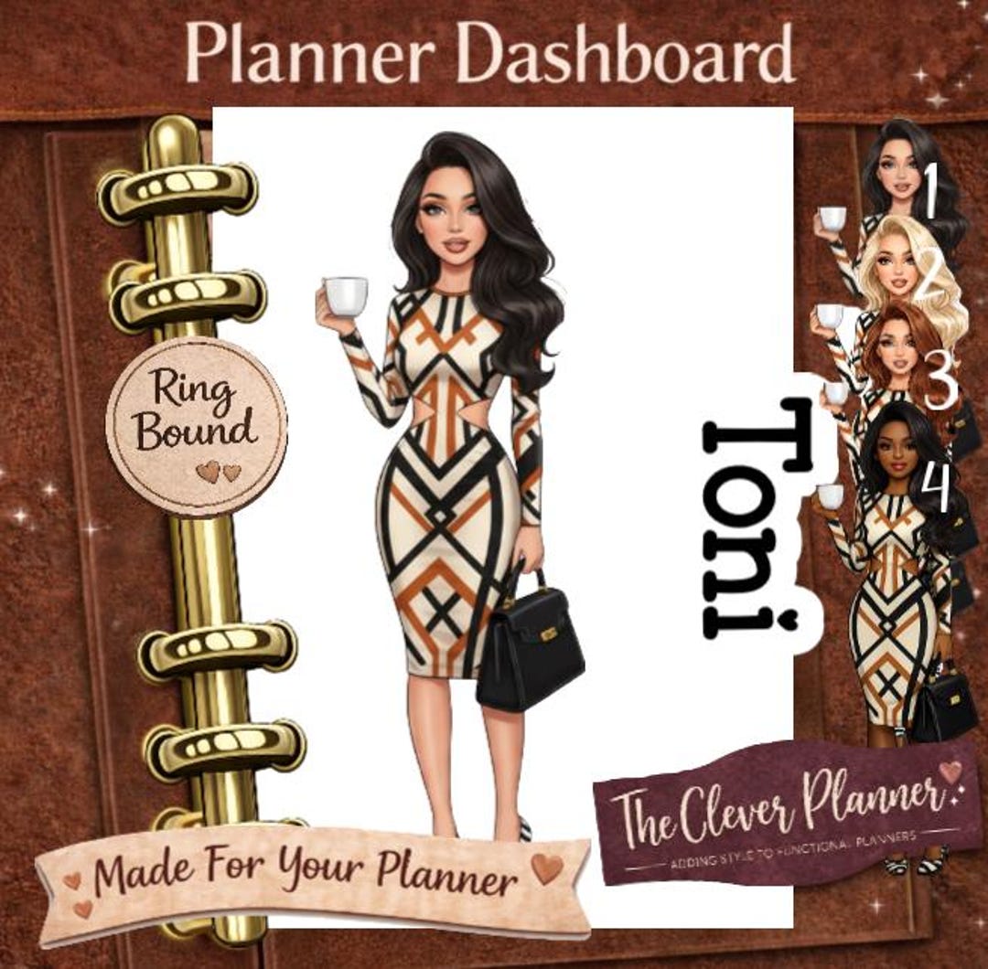Planner Dashboard Personalized for Your Pm Mm Gm Agendas, Personal ...