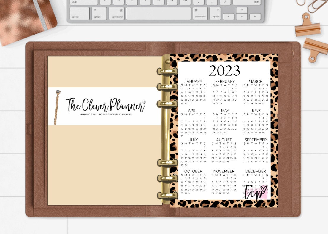 2023 Year at A Glance for Your Pm Mm Gm Agendas, Personal Planner Year