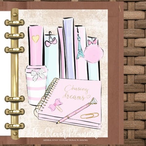 Planner Dashboard for your pm mm gm agendas, personal planners, personal wide planners, A5 planner dashboards, pink coffee girly dashboard