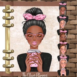 Planner Dashboard for your pm mm gm agendas, personal planners, personal wide planners, A5 planner dashboards, Valentine Coffee Planner Dash