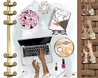 Girl BossPlanner Dashboard for your pm mm gm agendas, personal planners, pocket size inserts, A5 planner dashboards