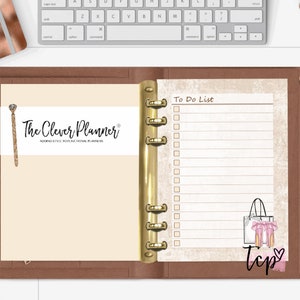Printed To Do Planner Pages for your pm mm gm agendas, personal planner inserts, A5 planner note page, personal, pocket, pink fashion to do