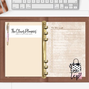 Printed Fashion bag and shoe To Do Planner Pages for your pm mm gm agendas, personal planner inserts, A5 planner refills