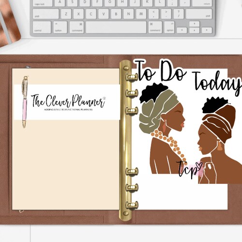 African American Planner Dashboard for Your Pm Mm Gm Agendas - Etsy