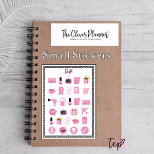 Pink Planner Stickers for your PM, MM, GM Agenda, Personal Planners, A5 Planner, A6 Planner, Personal Wide ,