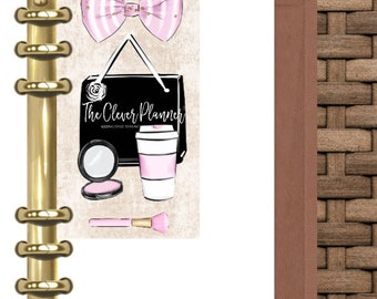 Pink and Black Fashion Planner Page Keeper Bookmark for or your GM MM PM Agenda, Personal Planner, Personal Wide planner, A5 planner inserts