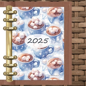 Printed 2025 weekly calendar for your pm, mm, gm agenda, personal, A5, (No separation for monthly dividers) Holiday print weekly printed
